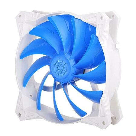 SILVERSTONE 120 mm Ultra-Quiet PWM Fan with Anti-Vibration Rubber Pads Cooling FQ122